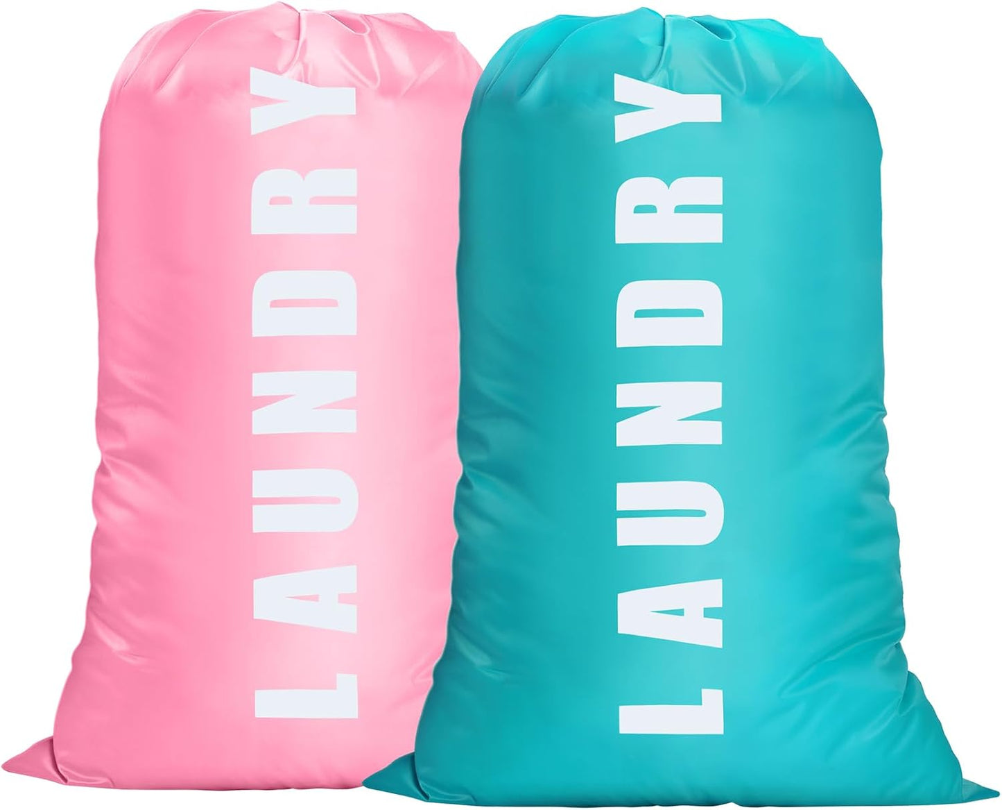 Sac de sport à cordon — pliable, format léger, Lot de 2, 120L