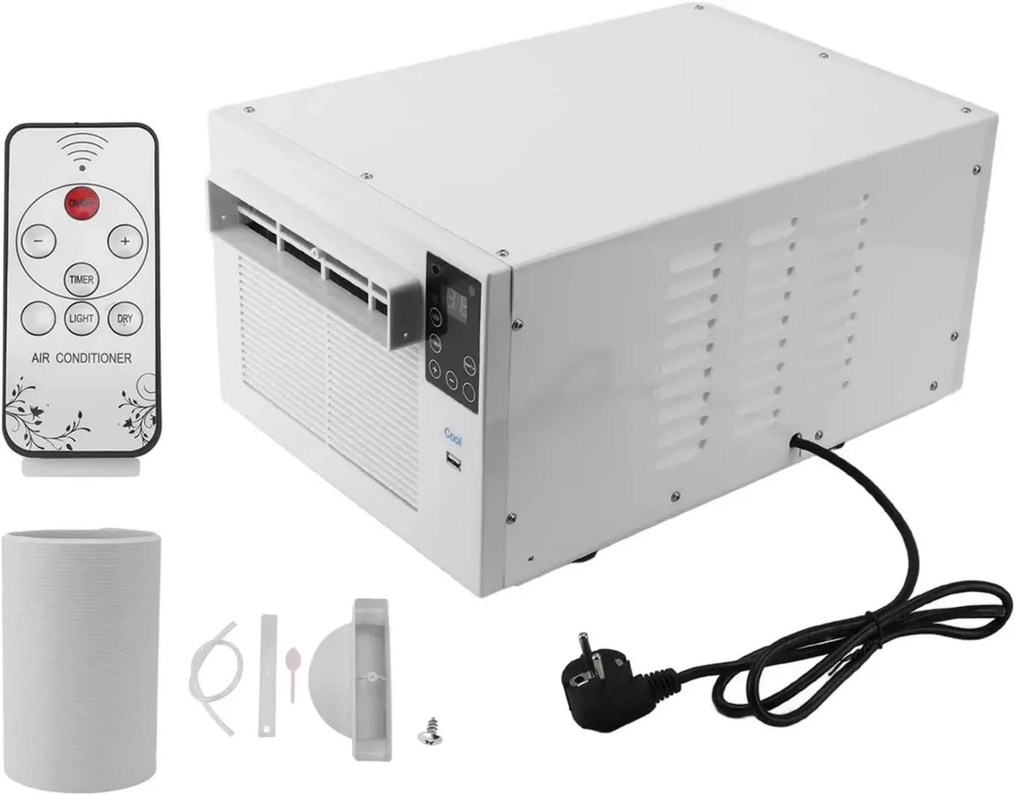 Mini Climatiseur Portable Double Onduleur 1900 BTU avec Télécommande, Énergétique et Tactile, Refroidisseur pour Petite Pièce