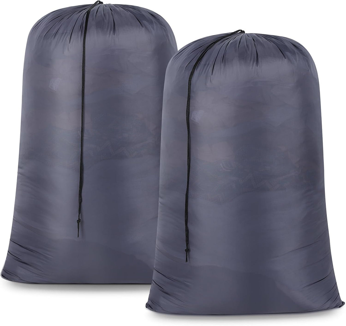 Sac de sport à cordon – pliable, format léger, format portable, 2 pièces, 70 × 115cm, gris