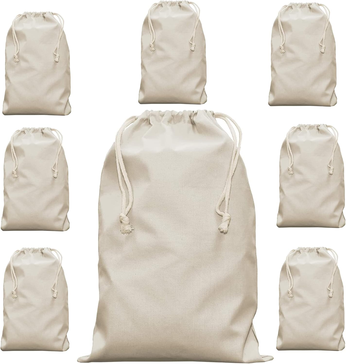 Sac de sport à cordon: en coton, 10 pièces, 30 × 45 cm