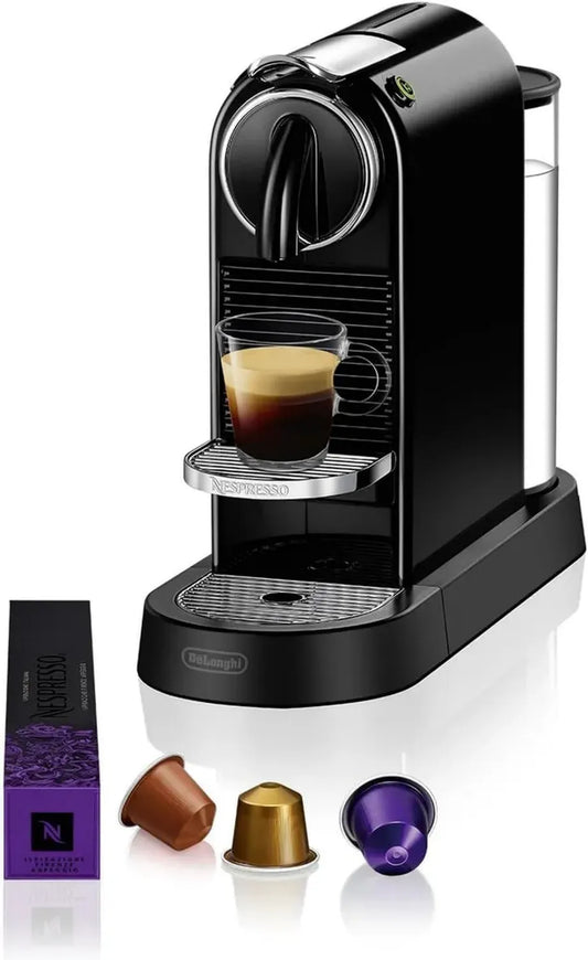Nespresso CitiZ EN167.B De'Longhi - Machine à Capsules, Design Compact, Pression 19 Bars, Noir