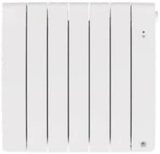 Radiateur électrique Bilbao 750W thermique à chaleur douce - Blanc Brillant