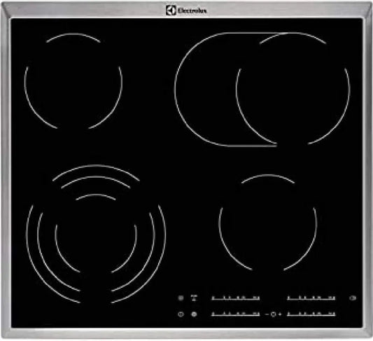 Plaque de cuisson encastrable Electrolux EHF46547XK - Céramique noire - 4 zones